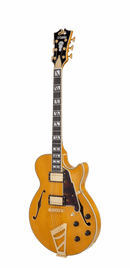 Guitare électrique semi-hollow D&