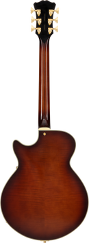 D'Angelico EXCEL SS SOHO Hollow Body Electric Guitar (Amaretto Burst)
