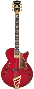 D'Angelico EXCEL SS SOHO Hollow Body Electric Guitar (Dark Cherry Burst)