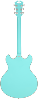D'Angelico PREMIER DC Semi-Hollow Electric Guitar (Surf Green)