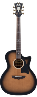 D'Angelico GRAMERCY GRAND AUDITORIUM CE Acoustic Guitar (Aged Burst)