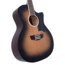D'Angelico FULTON GRAND AUDITORIUM 12-String Acoustic Guitar (Aged Burst)