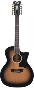 D'Angelico FULTON GRAND AUDITORIUM 12-String Acoustic Guitar (Aged Burst)