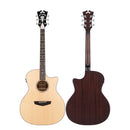 D'Angelico GRAMERCY LS GRAND AUDITORIUM Acoustic Electric Guitar (Natural)