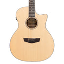 D'Angelico FULTON GRAND AUDITORIUM 12 String Acoustic Electric Guitar (Natural)