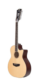 D'Angelico FULTON GRAND AUDITORIUM 12 String Acoustic Electric Guitar (Natural)