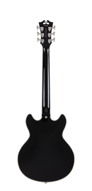 D'Angelico DAPMDCBRBNS Mini guitare électrique semi-creuse (Brown Burst)