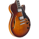 D'Angelico PREMIER SS Semi Hollow-Body Electric Guitar (Dark Iced Tea Burst)