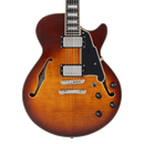 D'Angelico PREMIER SS Semi Hollow-Body Electric Guitar (Dark Iced Tea Burst)