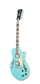 D'Angelico PREMIER SS Semi-Hollow Electric Guitar (Surf Green)