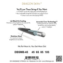 Cordes DR Handmade DBSMB-45 Black Dragon Coated Multi-Scale Set - 4 cordes 45-105t