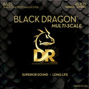 Cordes DR Handmade DBSMB-45 Black Dragon Coated Multi-Scale Set - 4 cordes 45-105t