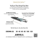 DR Handmade Strings DBSMB6-30 Black Dragon Coated Multi-Scale Set - 6-String 30-125t