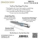 Cordes DR Handmade DEQ7-10 Dragon Skin+ Accurate Core Coated pour guitare électrique, jeu de 7 cordes - 10-56 Medium
