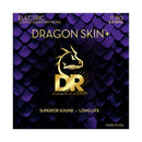 Cordes DR Handmade DEQ8-11 Dragon Skin+ Accurate Core Coated pour guitare électrique 8 cordes - Tirant 11-80 Heavy