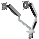 One For All DM8220 Universal Gaming Dual Monitor Arm (White)