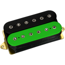 Micro humbucker DiMarzio DP100BG Super Distortion pour guitare (noir et vert)