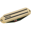 Micro chevalet DiMarzio DP189 The Tone Zone S (crème avec pièce polaire noire)