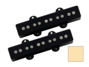 Jeu de micros pour basse 5 cordes DiMarzio DP552 Area J (Crème)