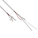 Câble de connexion Audac DSC70/W avec double noyau en acier, mousqueton et extrémités ouvertes - 7 m (blanc)