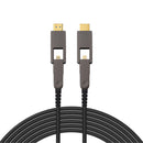 DVDO HDMIAOCPLDH1-10M Plenum Rated 4K HDMI 2.0 AOC Fiber Cable With Detachable Heads - 10m