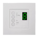 Audac DW3018/W Wall Panel Controller 8 Zone For 45 x 45 Standard (White)