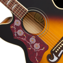 Epiphone J-200 EC Series Left-Handed Acoustic Electric Guitar (Vintage Sunburst)