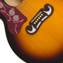 Epiphone J-200 EC Series Left-Handed Acoustic Electric Guitar (Vintage Sunburst)