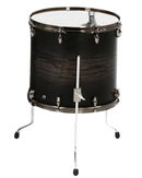 Yamaha LIVE CUSTOM HYBRID Oak Floor Tom (Uzu Charcoal Sunburst) - 18in x 16in
