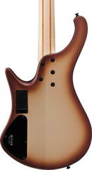 Basse électrique ergonomique sans tête Ibanez EHB600CCM EHB (Finition Charred Champagne Burst Matte)