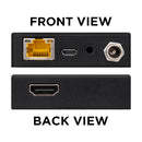 Système récepteur HDMI EHC-230-230-W avec plaque murale de l'émetteur