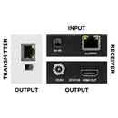 Covid EHF-205-CA HDMI Receiver System with HDMI Transmitter Wall Plate (Clear Anodized)