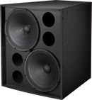 Electro-Voice EVF-2151D-FGB Dual Front Loaded Subwoofer (Black, Fully Weather Resistant) - 15"