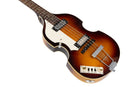 Hofner IGNITION Left Handed Violin Electric Bass Guitar (Sunburst)
