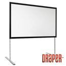 Draper 385106 Écran complet avec surface blanche mate et cadre anodisé – HDTV (81" x 144")