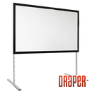 Draper 385110 Complete Screen w/Matt White Surface and Anodized Frame - HDTV (135"x240")