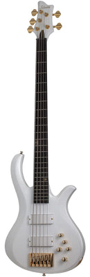 Basse électrique 5 cordes Schecter FREEZESICLE RIOT-5 (Metallic White)