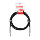 Câble de brassage symétrique Gator GCWB-BPC-2 TRS 6,35 mm mâle-mâle - 60 cm