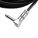 Gator Frameworks GCWB-INS-10RABB Straight To Right Angle Braided Instrument Cable - 10ft