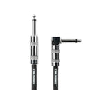 Gator Frameworks GCWB-INS-10RABB Straight To Right Angle Braided Instrument Cable - 10ft