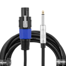 Gator GCWB-SPK-10-1TL Backline Series TS to Twist Lock Connector Speaker Cable - 10ft