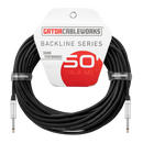 Câble haut-parleur Gator GCWB-SPK-50 Backline Series 1/4" droit TS - 15 m