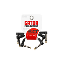 Gator Frameworks GCWC-FPC3-3PK Composer Series Flat Patch Cable (3-Pack) - 3in