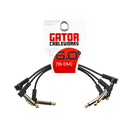 Gator Frameworks GCWC-FPC6-3PK Composer Series Flat Patch Cable (3-Pack) - 6in