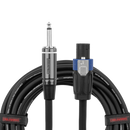 Câble haut-parleur Gator GCWC-SPK-100-1TL Composer Series, connecteur jack 6,35 mm (1/4") vers verrouillage par rotation - 30,5 m (100 pi)