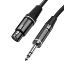 Gator GCWC-XLR-20FTRS Composer Series XLR F To TRS Cable - 20ft