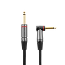 Gator GCWH-INS-03RA Headliner Series 1/4in Straight To 1/4in Right Angle Instrument Cable - 3ft