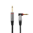 Gator GCWH-INS-20RAQT Headliner Series 1/4in Straight To 1/4in Right Angle Quiet Instrument Cable - 20ft