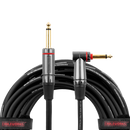 Gator GCWH-INS-20RAQT Headliner Series 1/4in Straight To 1/4in Right Angle Quiet Instrument Cable - 20ft