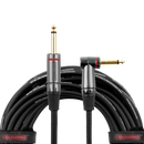 Gator GCWH-INS-30RA Headliner Series 1/4in Straight To 1/4in Right Angle Instrument Cable - 30ft